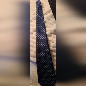 Vintage Classic Navy & Blue Polka Dot Tie. Adult/teen/child